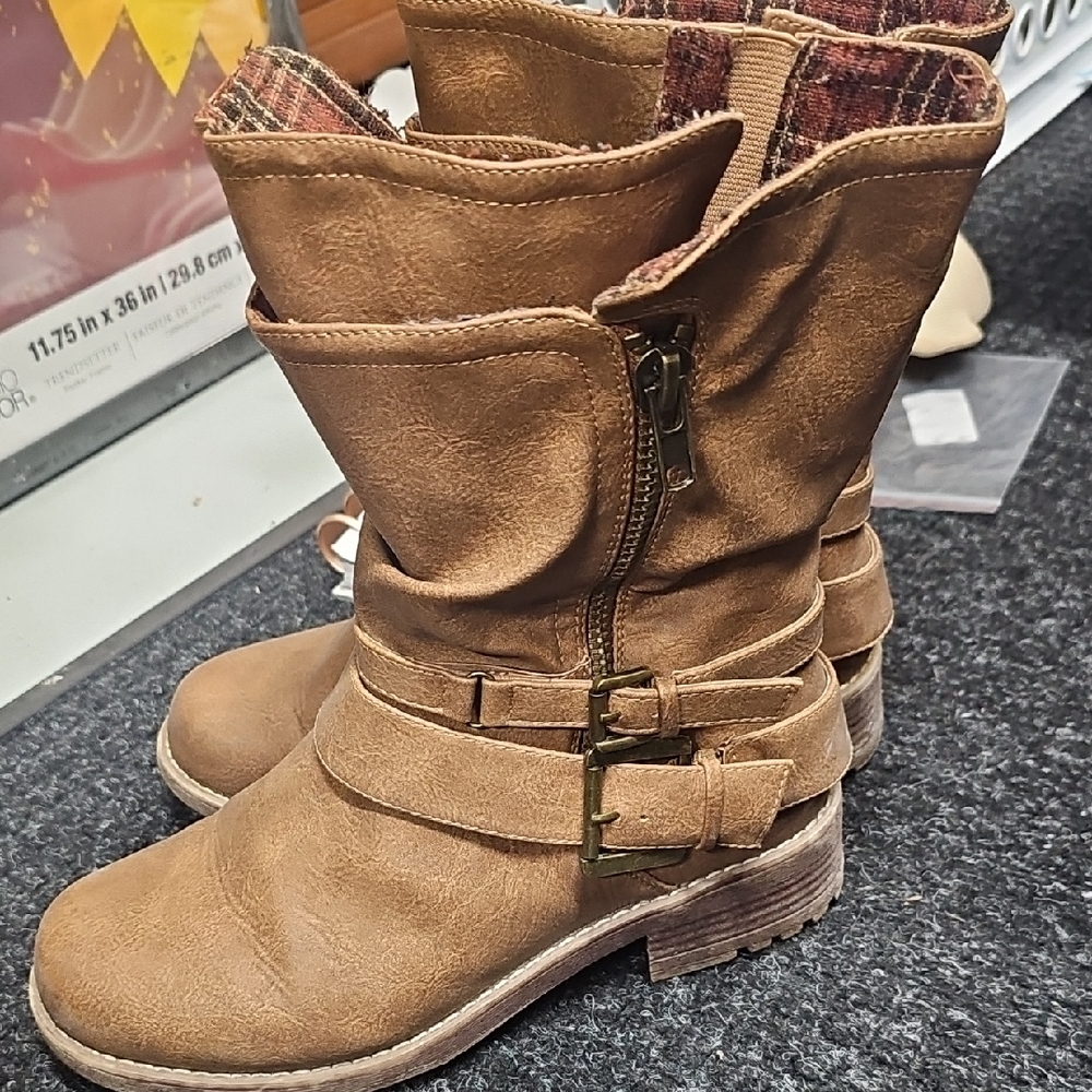Torrid Brown Women's Moto Boots